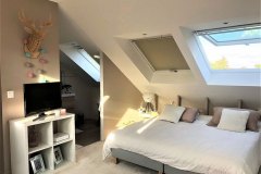 Aménagement de chambre sous combles