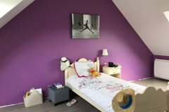 Aménagement de chambre sous combles