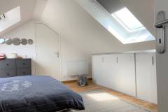 Aménagement de chambre sous combles